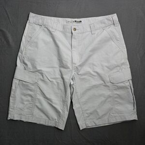 Carhartt Men 40 Light Blue Force Relaxed Fit Ripstop Cargo Shorts